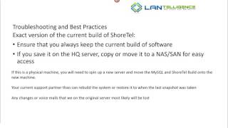 ShoreTel Connect Admin Training June 2017 -  Part 3