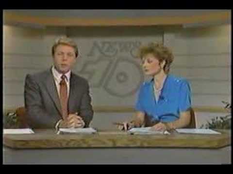 News 10 (KXTV) News open 1985