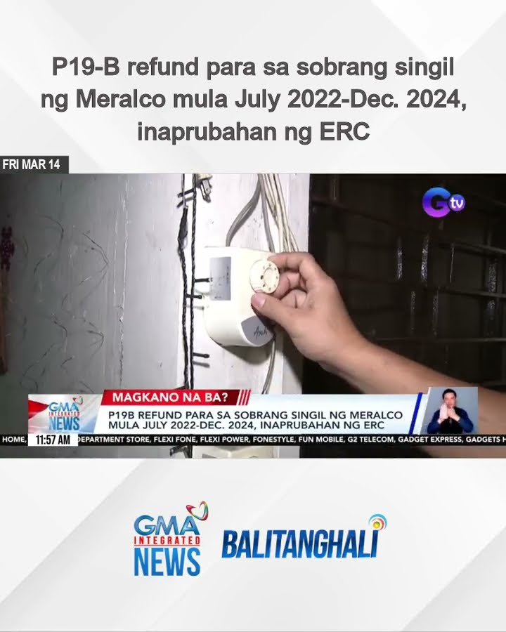 P19-B refund para sa sobrang singil ng Meralco mula July 2022-Dec. 2024,... | Balitanghali