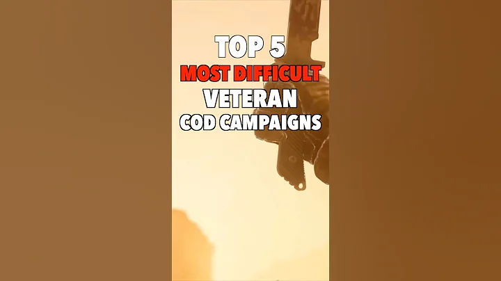 TOP 5 MOST DIFFICULT Veteran COD Campaigns #shorts