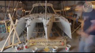 Extreme Catamaran Build from Scratch Full Size Boat Building Plans