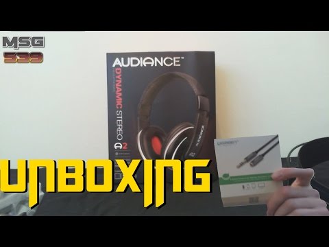 NEW HEADPHONES!!!! - Unboxing The AUDIANCE A2 Headphones