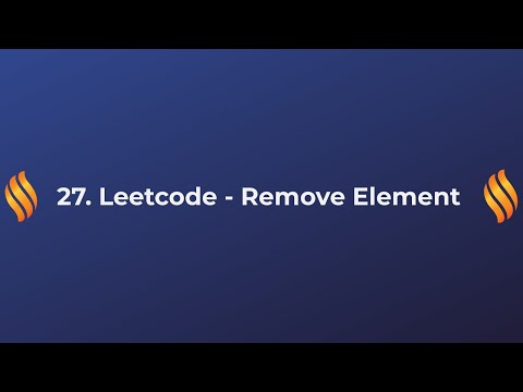 27 | Leetcode | Remove Element | Java solution