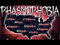 Playing All Maps in Phasmophobia! - Solo Professional