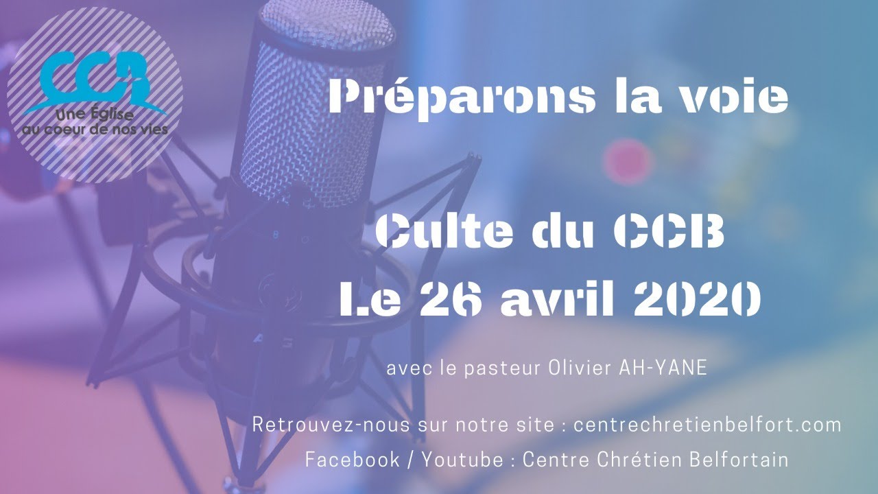Préparons la voie