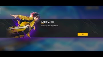 Server Busy Problem Free Fire | NetworkConnection Error Free Fire Timeout ProblemFree Fire