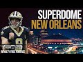 Catching the new orleans saints superdome  new orleans  dji drone aerials