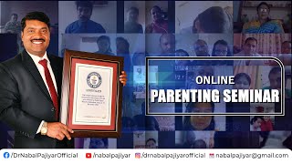 Online Parenting Seminar by Guinness World Record Holder Dr. Nabal Pajiyar || Learn Simple Tips ||