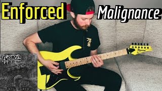 Enforced - Malignance (Guitar Cover w/ Tabs &amp; Backing Track On Patreon)