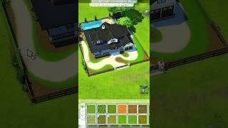 Satisfying terrain painting in The Sims #thesims4 #sims4build