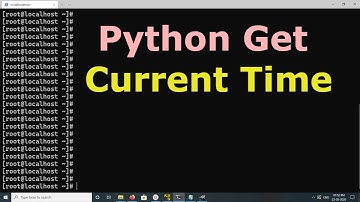 How to get the Current Time in Python