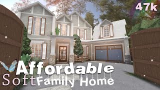 Affordable Soft Roleplay Family Home | Welcome to Bloxburg (no advanced placing) Bloxburg Build