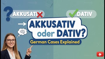 Akkusativ oder Dativ? | Learn German Cases Easily with Examples (Akkusativ vs Dativ Explained)