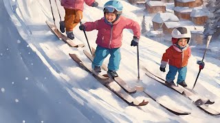 Villager Children Build Ski Slopes, Ski in the Snow and Have Fun by İSA BULUT 89 views 2 months ago 8 minutes, 10 seconds