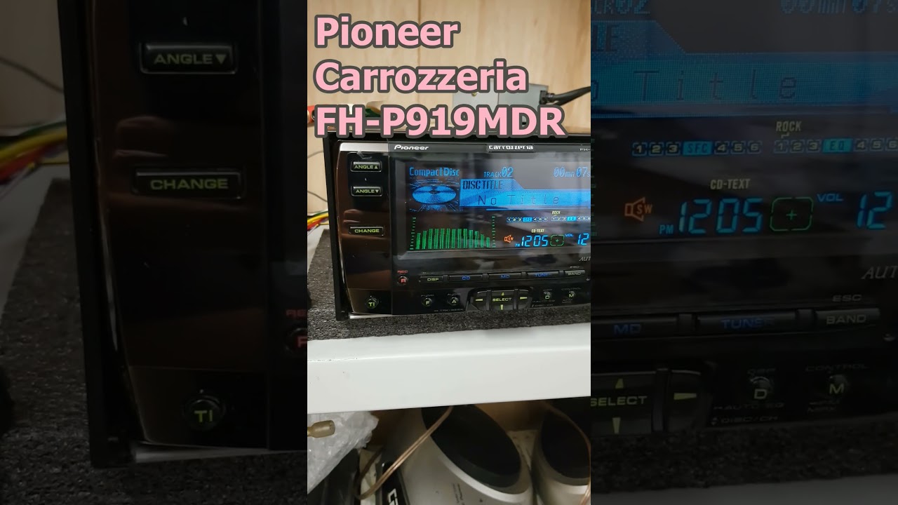 Pioneer Carrozzeria FH-P919MDR Old car audio from Japan - YouTube