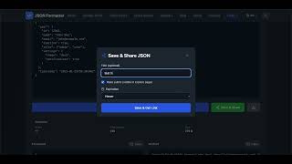 Every JSON Tool in One Place — Format, View & Share JSON Free