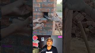 গেট লুজ হওয়া রোধ করার জন্য পিলারে হিঞ্জ সেট করার জাদুকরী জুগাড় ট্রিক! 🚪🧱