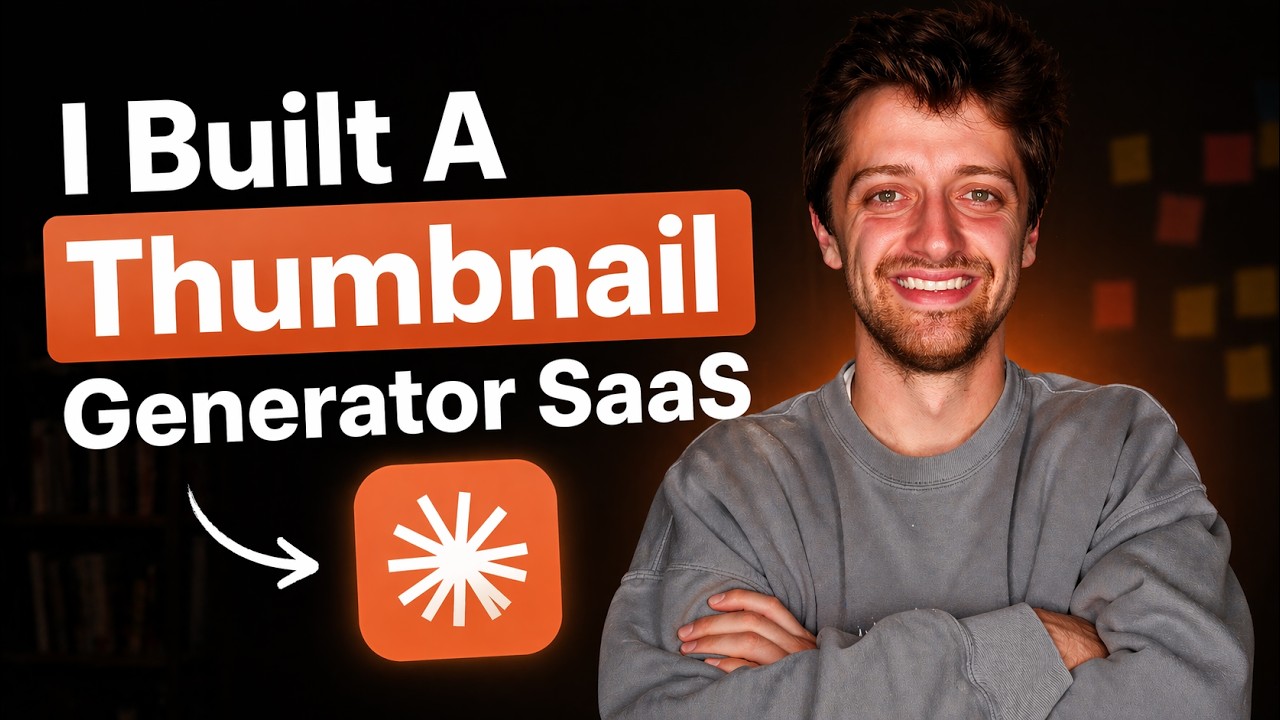 I Built a Thumbnail Generator SaaS in 20 Minutes (ChatGPT Images 2.0)