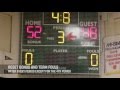 Score clock  basketball manitoba scoreboard series