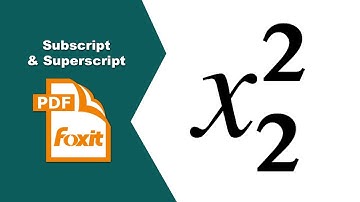 How to Adjust Text to Superscript and Subscript in a PDF Document in Foxit PDF Editor