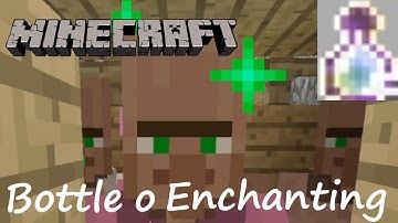 Minecraft - How To Get Bottle o Enchanting Survival Tutorial - (No commentary)