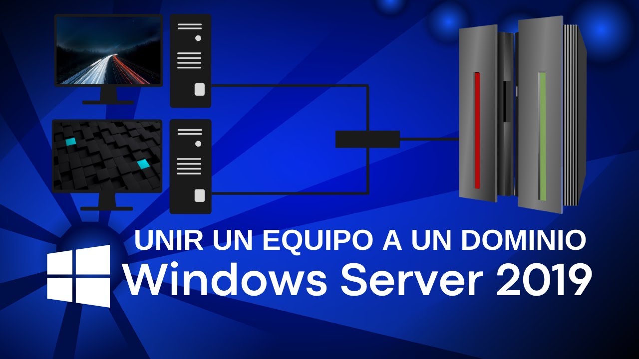 Windows Server 2019 unir un equipo al Dominio - YouTube