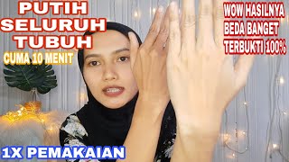 1 Kali Pemakaian Langsung Putih- Cara Memutihkan Kulit Secara Cepat- Murah Meriah Bahan Ada di Rumah