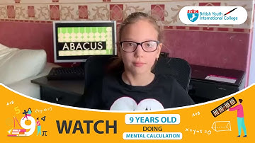 Abacus Mental Maths Theory l  Viktoriia Guseva l 9 Yrs | Master in Abacus Maths | BYITC