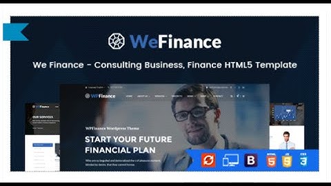 We Finance - Consulting Business, Finance HTML5 Template by template_path Download