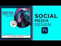 Adobe photoshop tutorials social media post design with lets design together