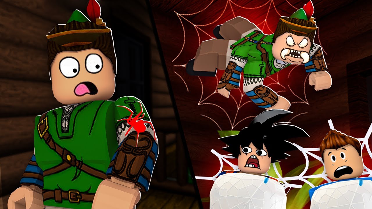 ROBIN HOOD VIROU UMA ARANHA GIGANTE NO ROBLOX! (Spider) 