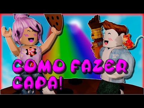 Tutorial - COMO FAZER CAPA/THUMBNAIL DE ROBLOX PELO CELULAR! Método que eu  faço! 