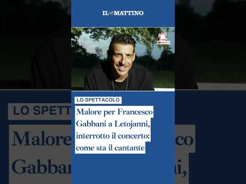 Video Malore per Francesco Gabbani a Letojanni, interrotto il concerto: come sta il cantante