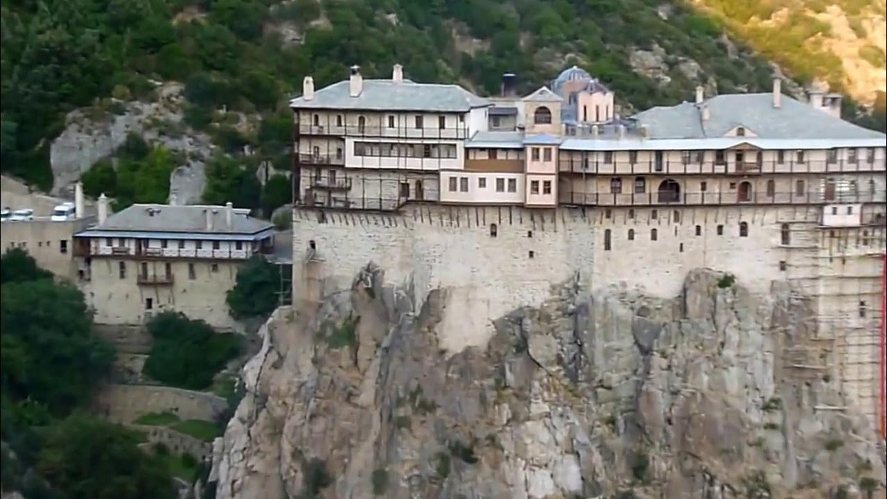 Simonopetra monastery, monastery, convent, abbey, Greece, periferiya Fessaliya,