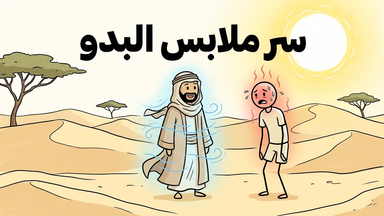 ليش ملابس البدو ثقيلة في حر الصحراء؟ — Transcript
