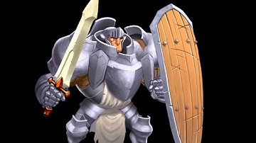 Paladin Idle Spine Animation