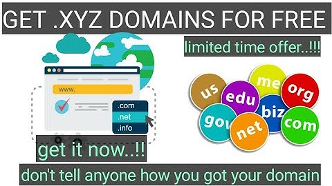get .xyz domain for free || free .xyz domain for your website || free domain for blogger