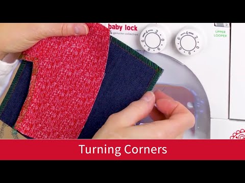 Comment tourner les coins avec le Baby Lock Vibrant
