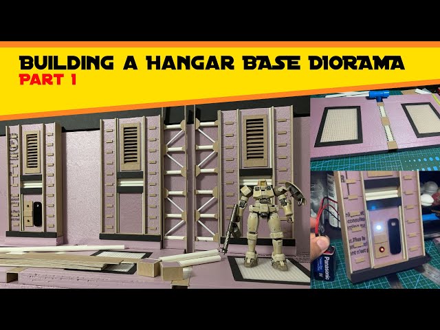 Building a Hangar Base Diorama for your Model Kits - Part 1 
