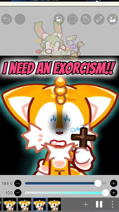 Tails need an exorcist⚠️🩸|| ib: @kittylike3601|| #exorcism #sonicexethedisaster #edit