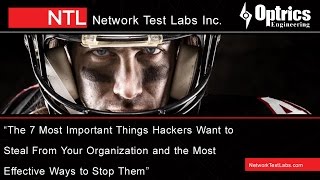 WEBINAR: The 7 Most Important Things Hackers Want to Steal From Your Organization ...
