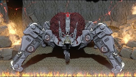 Doom SnapMap - The Spider Mastermind - 1440p.