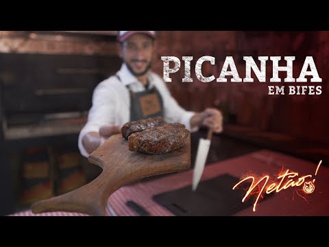 Como fazer Picanha em bifes na Churrasqueira | Netão! Bom Beef #20