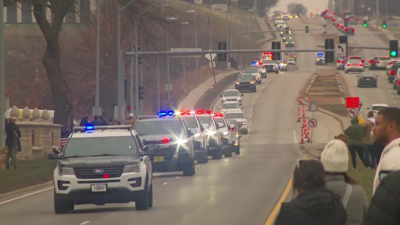 Watch: Procession begins for Iowa soldiers killed in Syria