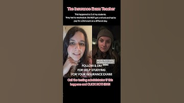 Insurance Exam Testing Tip! #insuranceexam #insuranceexamtutoring #passtheinsuranceexam #mindset