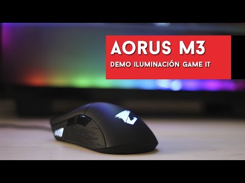 Aorus M3, demo de iluminación