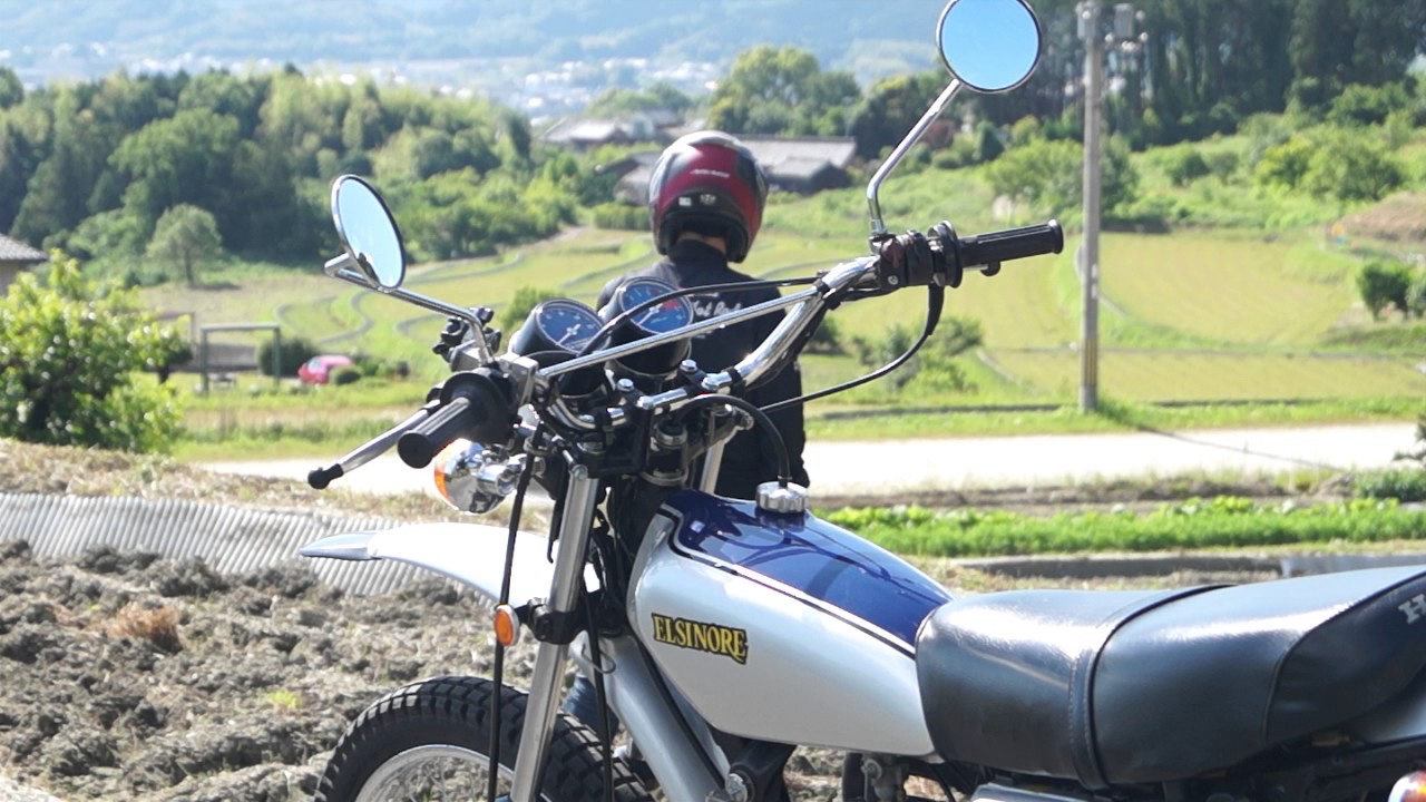 古いオフロードバイクに乗って古い町並みを探しに行くvol.2 - YouTube