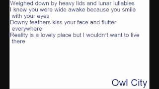 Owl City - The Real World Lyrics