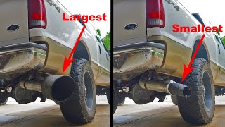 Largest VS Smallest Exhaust Tip Does Size Really Make A Difference In Sound