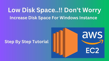 Learn How To Increase Disk Space For Windows EC2 Instance In AWS Without Any Downtime | EC2 Tutorial